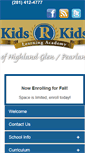 Mobile Screenshot of kidsrkidspearland.com